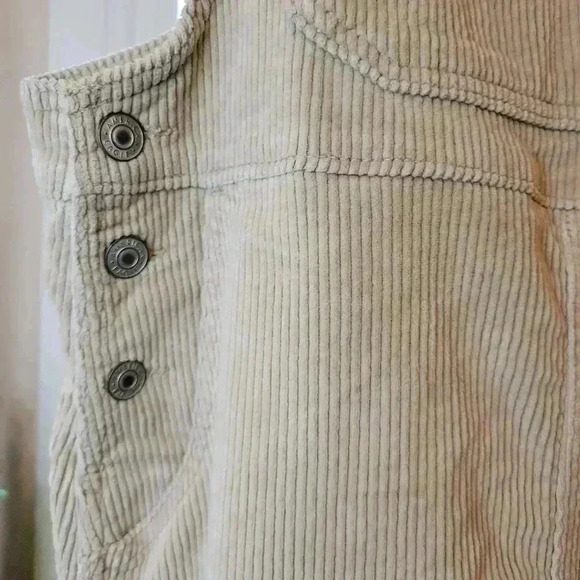 American Eagle Corduroy Beige Jumper, Sz S - Picture 7 of 10